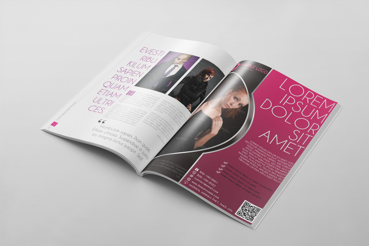 Magazine Template 21, a Magazine Template by pmvch (Photo 4 of 10)