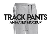 Track Pants Animated Mockup, a Bottom Mockup by rebrandy (Thumbnail 1 of 12)