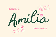 CS Amilia – Handwritten Script Font, a Script Font by Craft Supply Co. (Thumbnail 1 of 8)