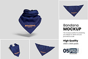 Bandana Mockup, a Product Mockup by bimockup (Thumbnail 1 of 6)