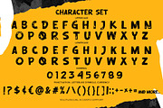 Chaotic Sans – Distressed Display, a Sans Serif Font by Almarkhatype (Thumbnail 4 of 8)