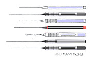 Blotchy Pen Brushes, a Brush Add-On by Side Project (Thumbnail 3 of 7)