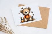 Whimsical Honey Bear Clipart Bundle, a Seasonal Illustration by Canvas Craft (Thumbnail 10 of 10)