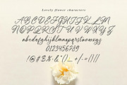 Lovely flower, a Script Font by Damarletter (Thumbnail 9 of 9)