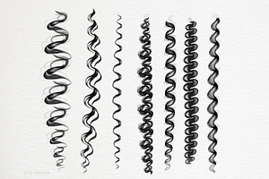 Procreate Curly Hair Brushes