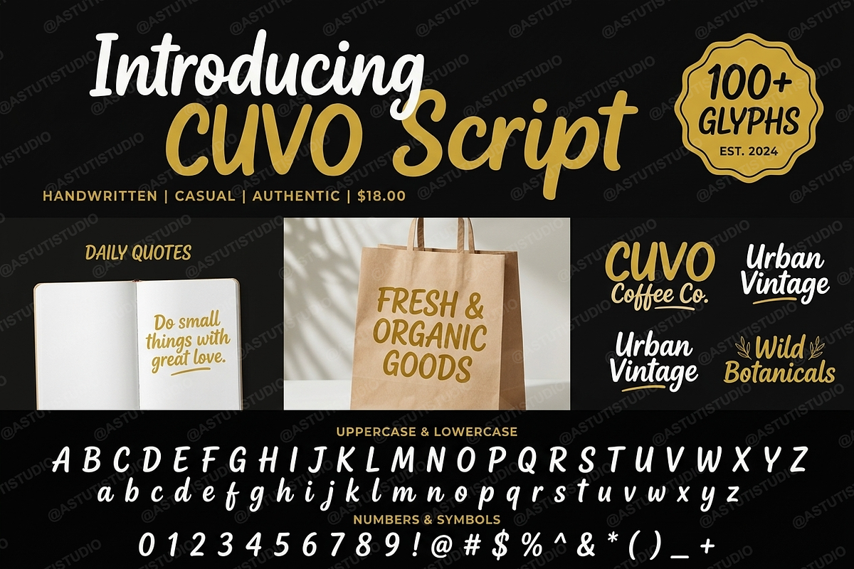 Cuvo - Elegant Modern Serif Typefac, a Serif Font by Astuti Studio (Photo 17 of 24)