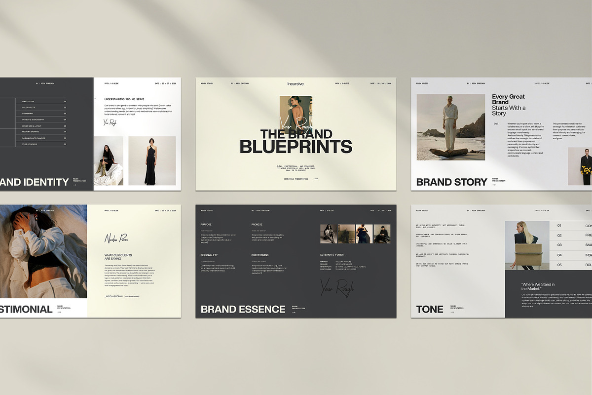 ROUGH Brand Blueprint Template preview 8
