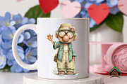 Funny Grandpa Summer set, an Illustration by Craft Nest (Thumbnail 8 of 12)