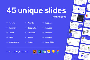 Resume UX/UI Designer Google Slides