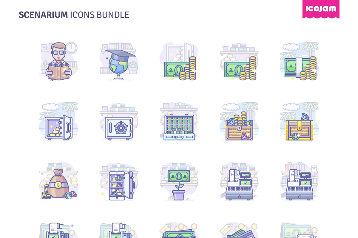 1000 Scenarium icons, an Icon by Icojam store (Photo 9 of 13)