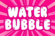 Water Bubble – Cartoon Display Font, a Handwritten Font by Fourteen Letter (Thumbnail 3 of 6)