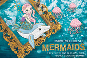 MERMAIDS, an Animal Illustration by FARAWAYKINGDOM (Thumbnail 1 of 5)
