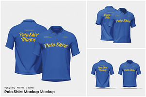 Polo Shirt Mockup, a Shirt Mockup by Unerispace