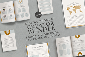 Digital Product Creator Canva Bundle