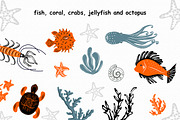 Sea world clipart, an Animal Illustration by SketchCliparts (Thumbnail 6 of 7)