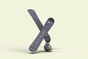 Snowboard Mockup Pack, a Product Mockup by fakhroo (Thumbnail 3 of 5)
