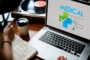 Health Care Logo Design Template, a Branding & Logo Template by YUDesignStore (Thumbnail 5 of 6)