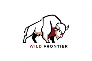 Wild Frontier Buffalo, a Branding & Logo Template by Logocreative
