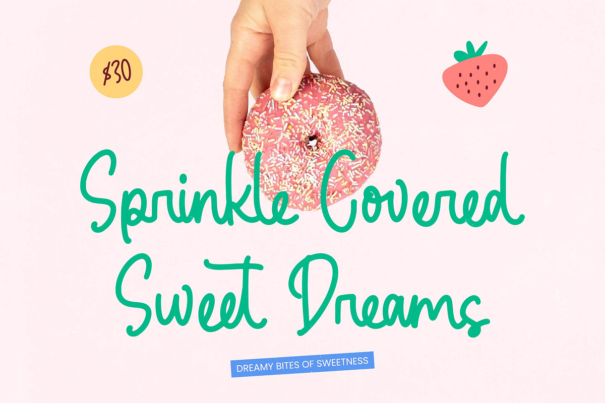Honey Sweet Sticky Notes & Quotes, a Script Font by Letterena Studios Script (Photo 10 of 10)