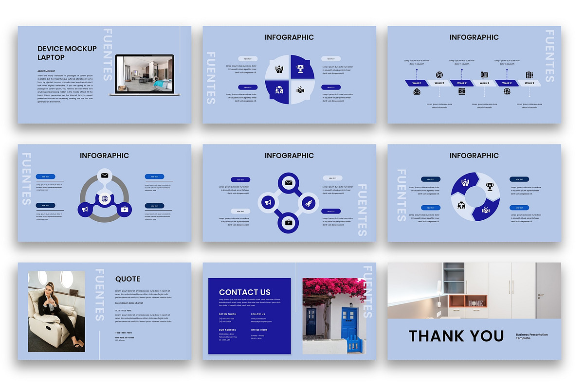 Fuentas – Business PowerPoint, a Presentation Template by kreatifreya (Photo 4 of 5)