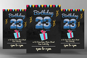 Birthday Flyer, a Flyer Template by PenciGraphics (Thumbnail 1 of 2)