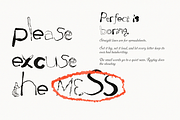 Ragtag - Messy Hand-Lettered Font, a Handwritten Font by Lilithcollageart (Thumbnail 3 of 9)