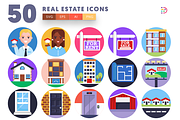 50 Real Estate Icons, an Outline Icon by Dighital (Thumbnail 1 of 10)
