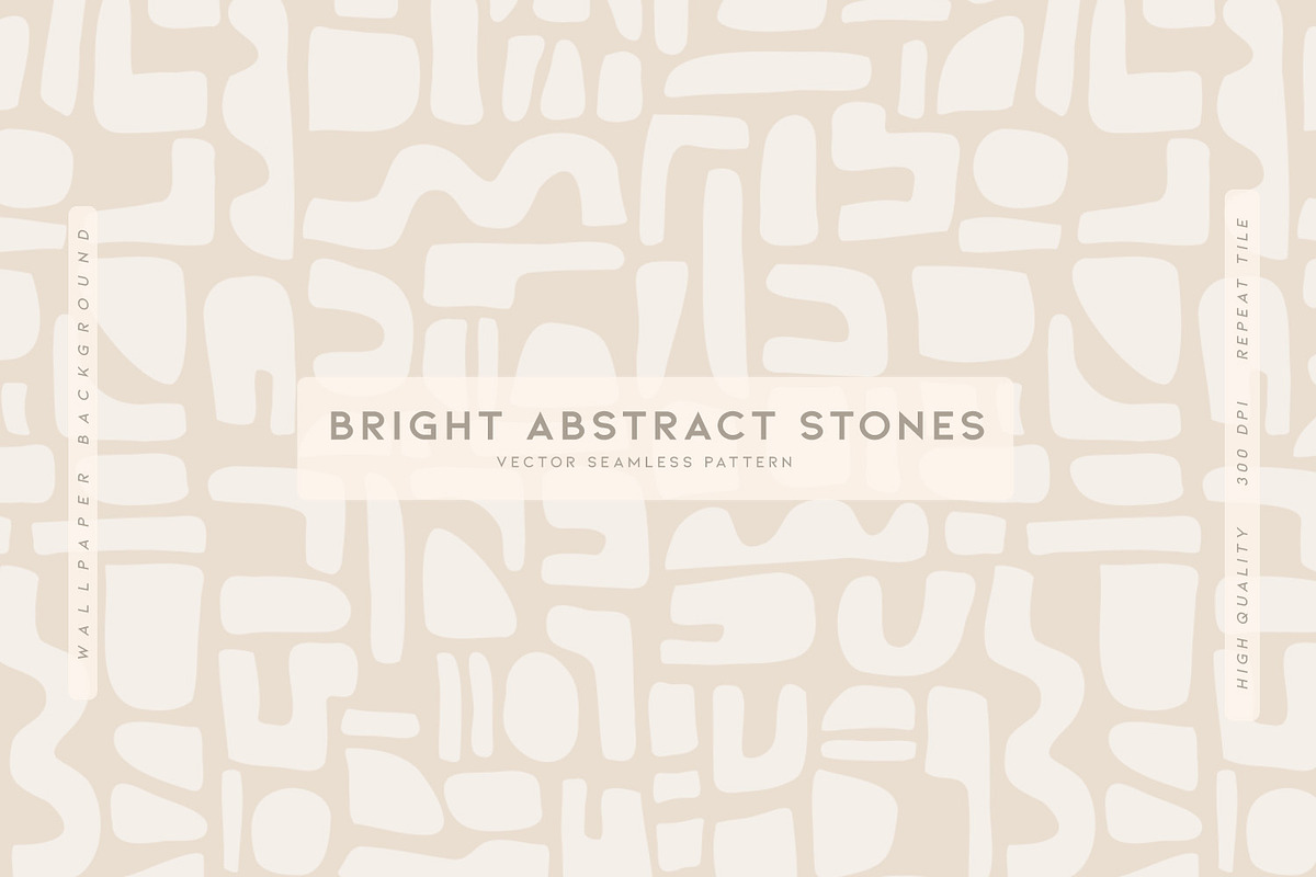 Bright Abstract Stones, a Wallpaper Graphic by MalyskaStudio (Photo 1 of 4)