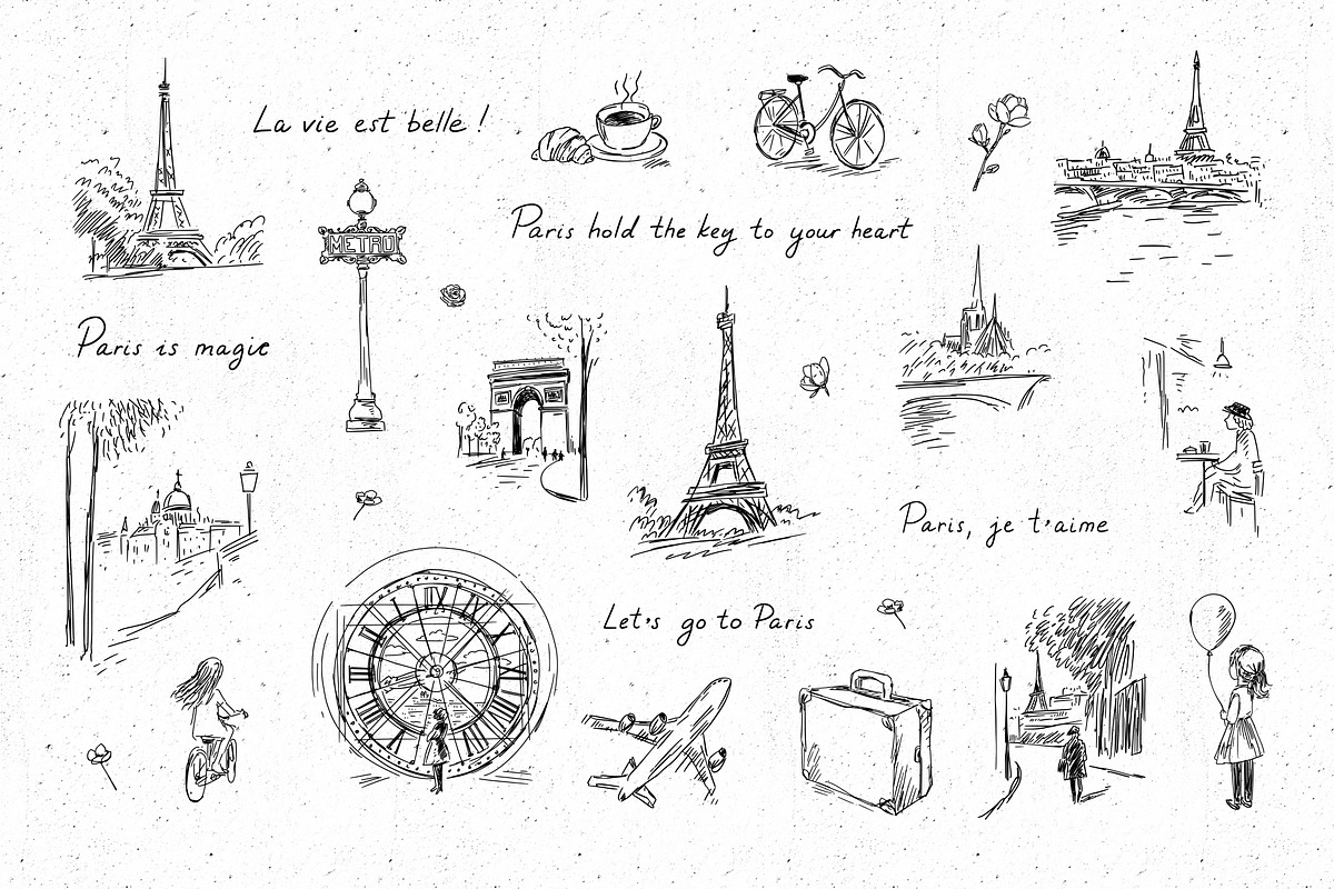 Paris Sketches, an Illustration by Redchocolate (Photo 2 of 8)