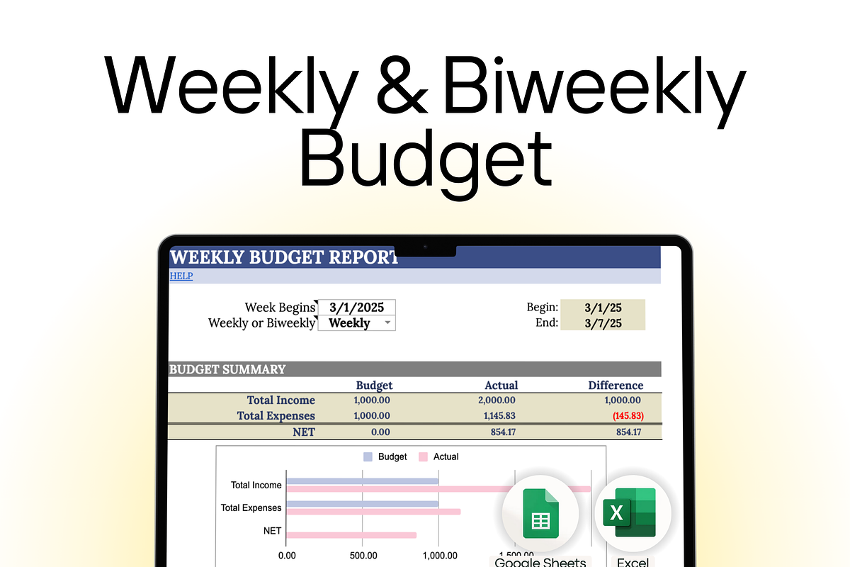 ADHD Budget Binder & Bill Tracker, a Templates & Theme by vitalinagerman (Photo 1 of 10)
