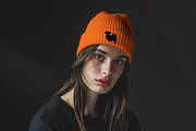 Beanie Hat Mock-Up, a Hat Mockup by Nothing Fancy Mockups (Thumbnail 1 of 4)