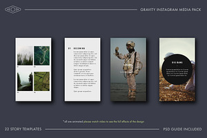 Gravity Animated Instagram Media Kit