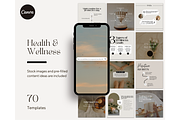 Health & Wellness Instagram - Canva, a Social Media Template by TheTemplateTopia (Thumbnail 1 of 10)