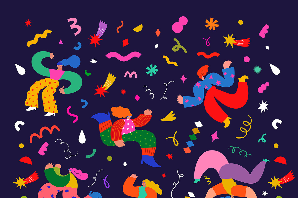 Happy Carnival collection!, a Person Illustration by MoleskoStudio (Photo 7 of 9)