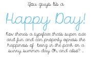 Font Happy Day Cursive Script Cute!, a Script Font by PageLightStudios (Thumbnail 2 of 8)