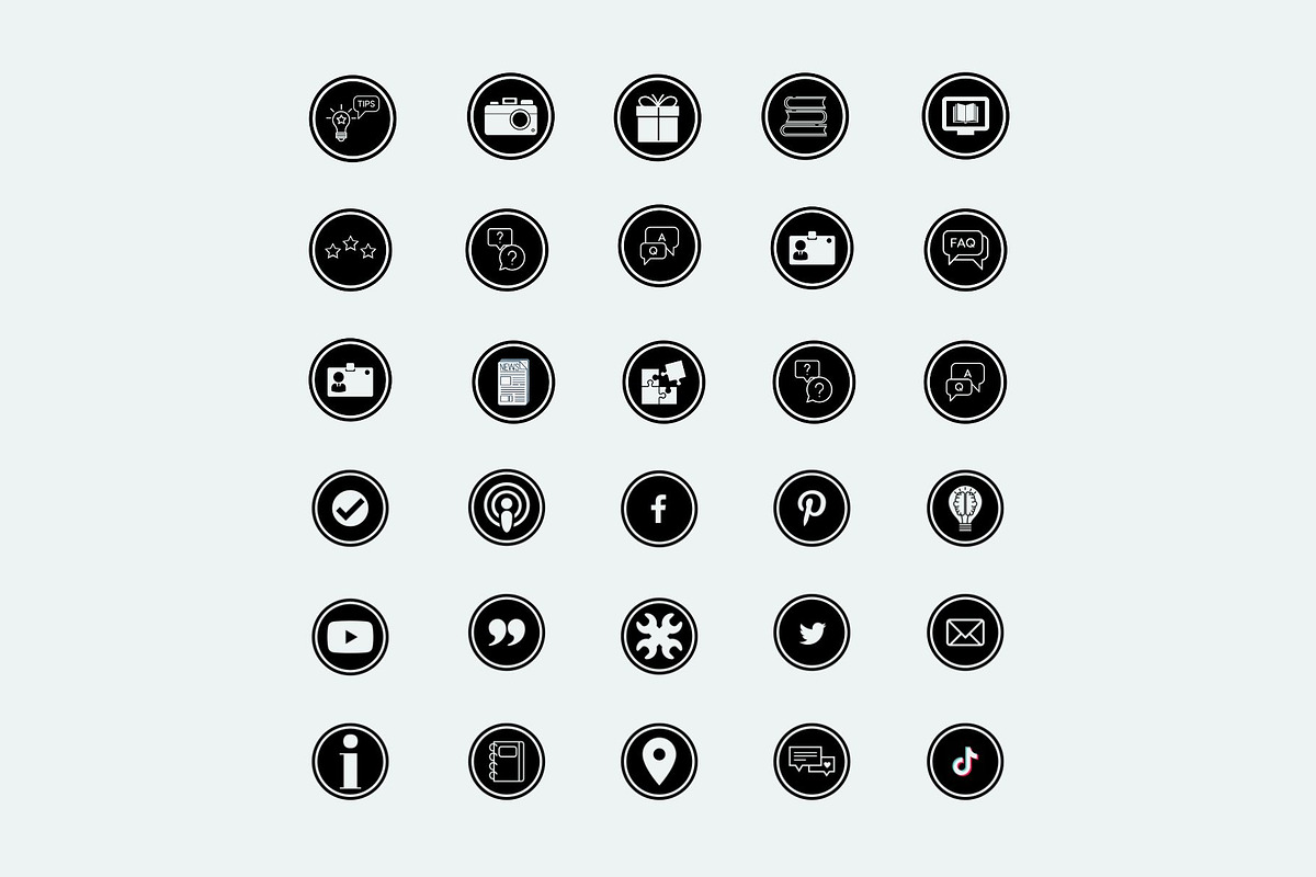 Instagram story highlight icons, a Social Media Template by Millennials Marketing (Photo 5 of 5)