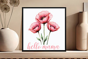 Hello MaMa PNG Clipart, an Illustration by DreamCafeArt (Thumbnail 5 of 7)
