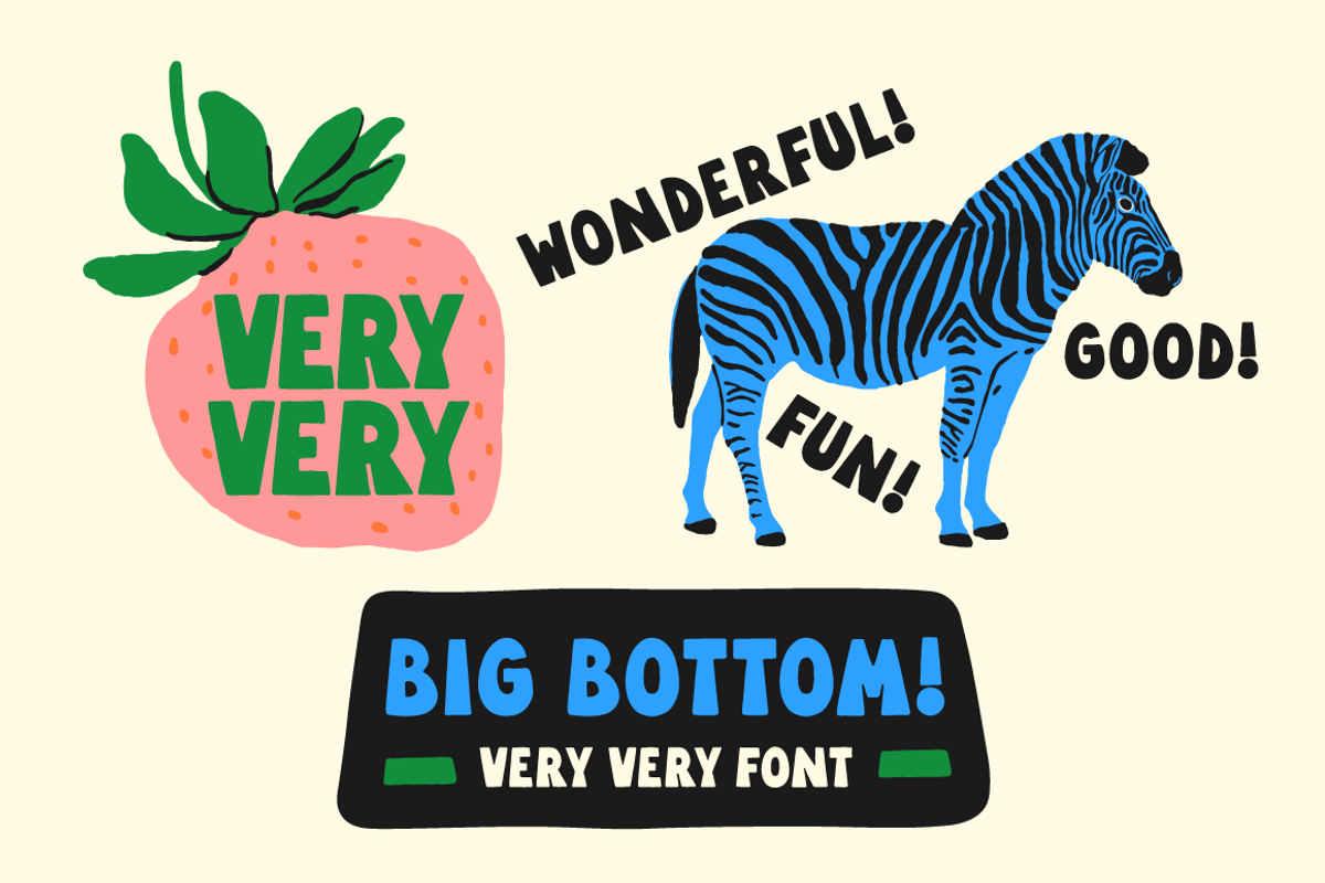 Very Font Family - Handmade Retro, a Sans Serif Font by Studio Funshop by Kelli (Photo 17 of 21)
