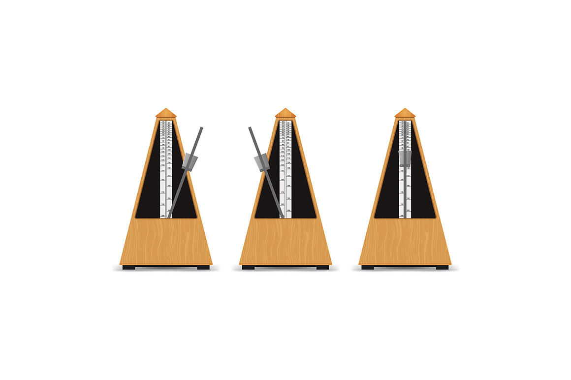 Realistic 3D Mechanical Metronome by Bigmouse_Art | Creative Market