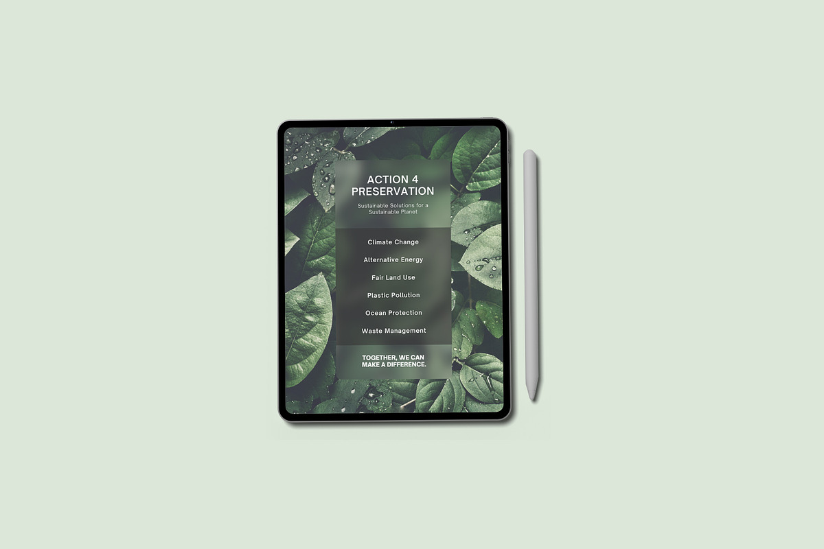 iPad Pro Mockup, an iPad Mockup by ulfatunnazira (Photo 4 of 6)