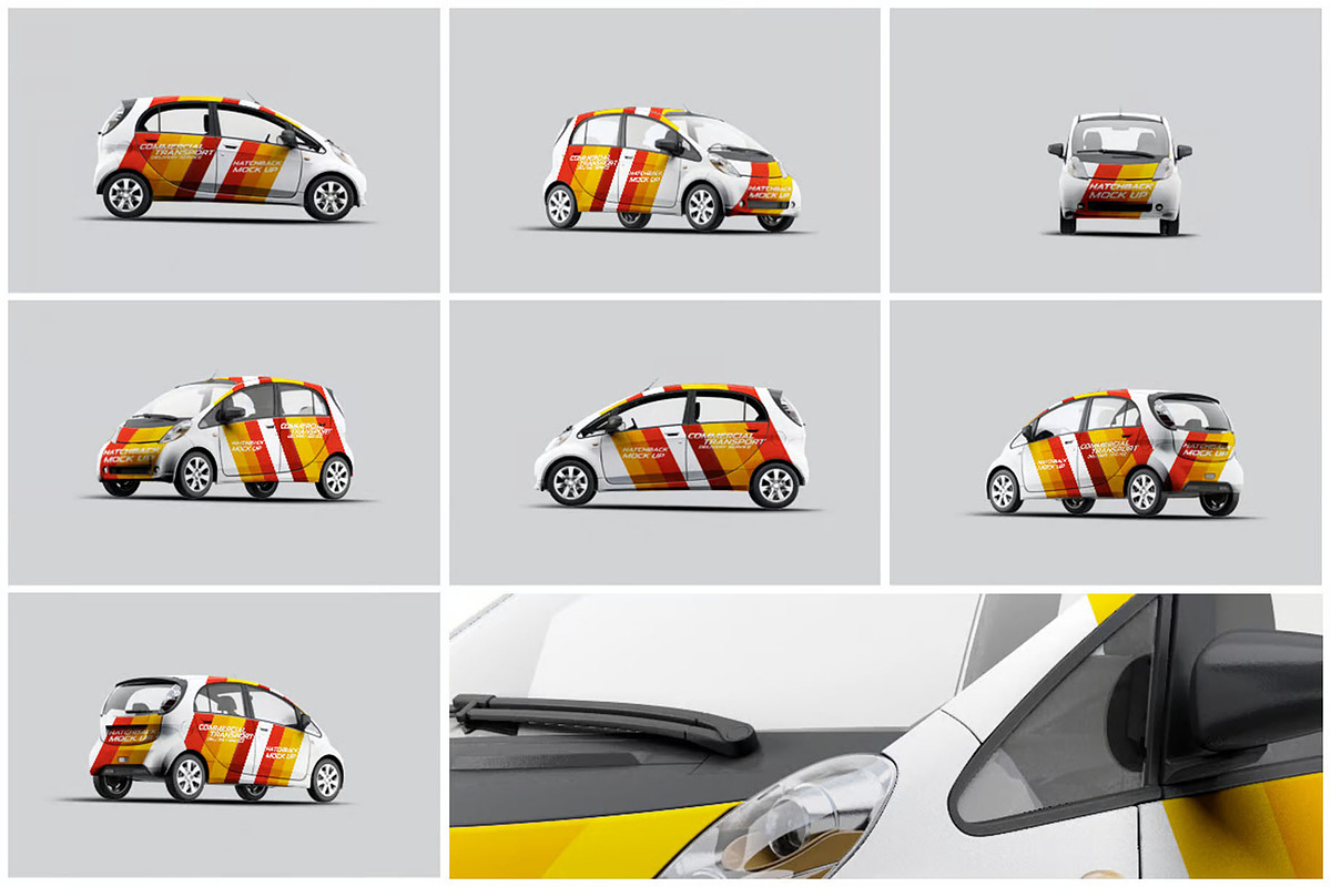 Cars Mock-up, a Product Mockup by DesignRushMarket (Photo 3 of 11)