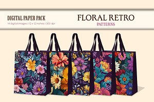 Floral Patterns 16. Retro