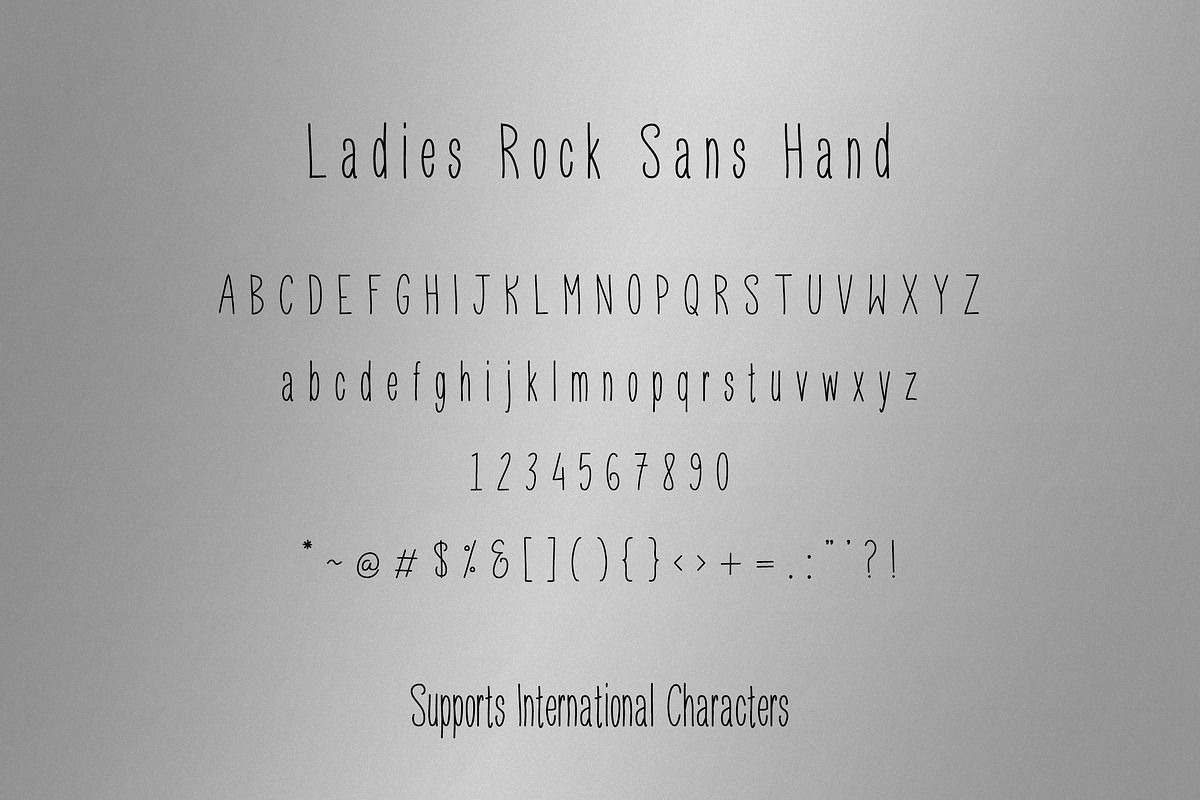 Ladies Rock Font Duo, a Script Font by Firtana (Photo 7 of 9)