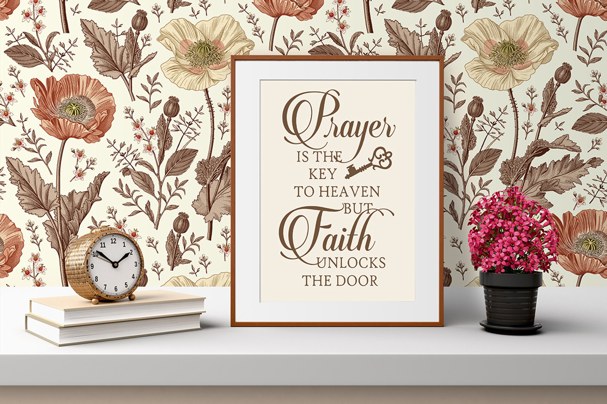 Seamless Set Flowers Poppy Poppies, a Pattern Graphic by Vintage (Photo 9 of 11)