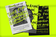 Mental Sickness - Ink Scribble Font, a Handwritten Font by Inviline.co (Thumbnail 7 of 10)