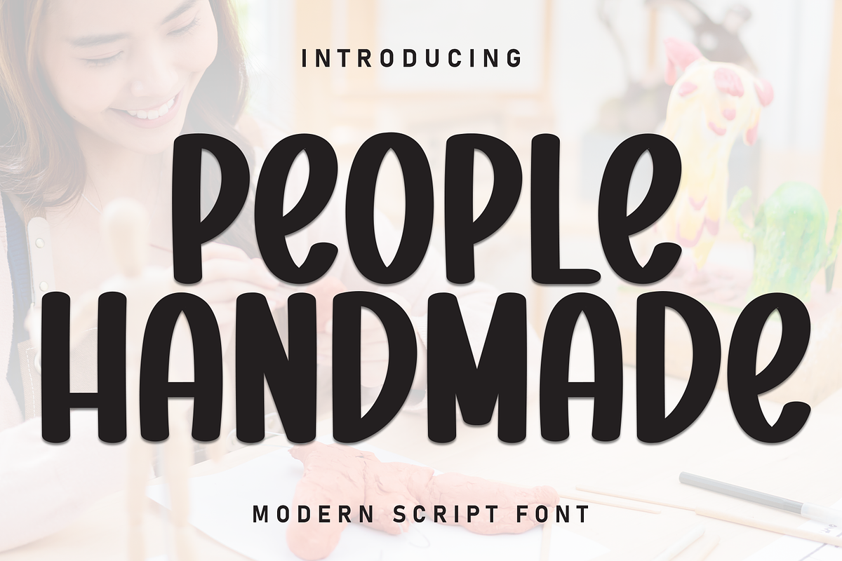 People Handmade | Script Font, a Script Font by Scratchones (Photo 1 of 8)