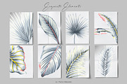 Vector Tropic Chic Pattern Set!, a Pattern Graphic by Pink Linen (Thumbnail 9 of 9)