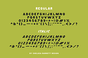 Pothos Font, a Sans Serif Font by Chelsea Burkett (Thumbnail 5 of 6)