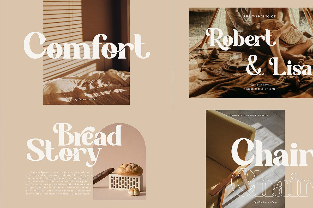 Elegante Serif & Sans Serif Bundle, a Sans Serif Font by Flawless And Co (Photo 7 of 10)