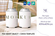 Two Can Cooler Mockup Drink Holder, a Cups & Container Mockup by Mie Mockup Studio (Thumbnail 1 of 8)